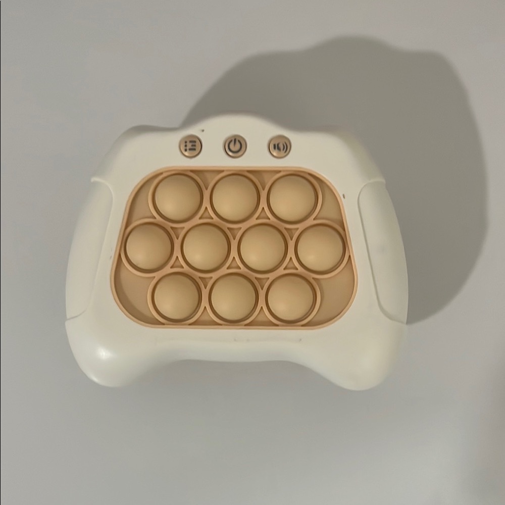 White and Tan Pop It Fidget Toy